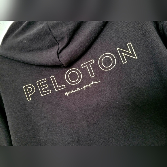 Peloton×Spiritual Gangster Women's Cotton & Rayon Blend Rainbow Hoodie Small - Picture 9 of 16